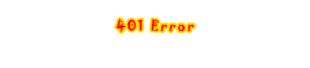 401 Error